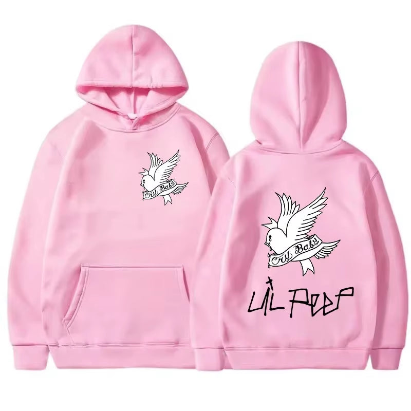 New Autunm Men Lil Peep Printed Hoodies Men'S/Women'S Lil Love Streetwear Men Fashion Casual Hip Hop Sweatshirts Men Clothes