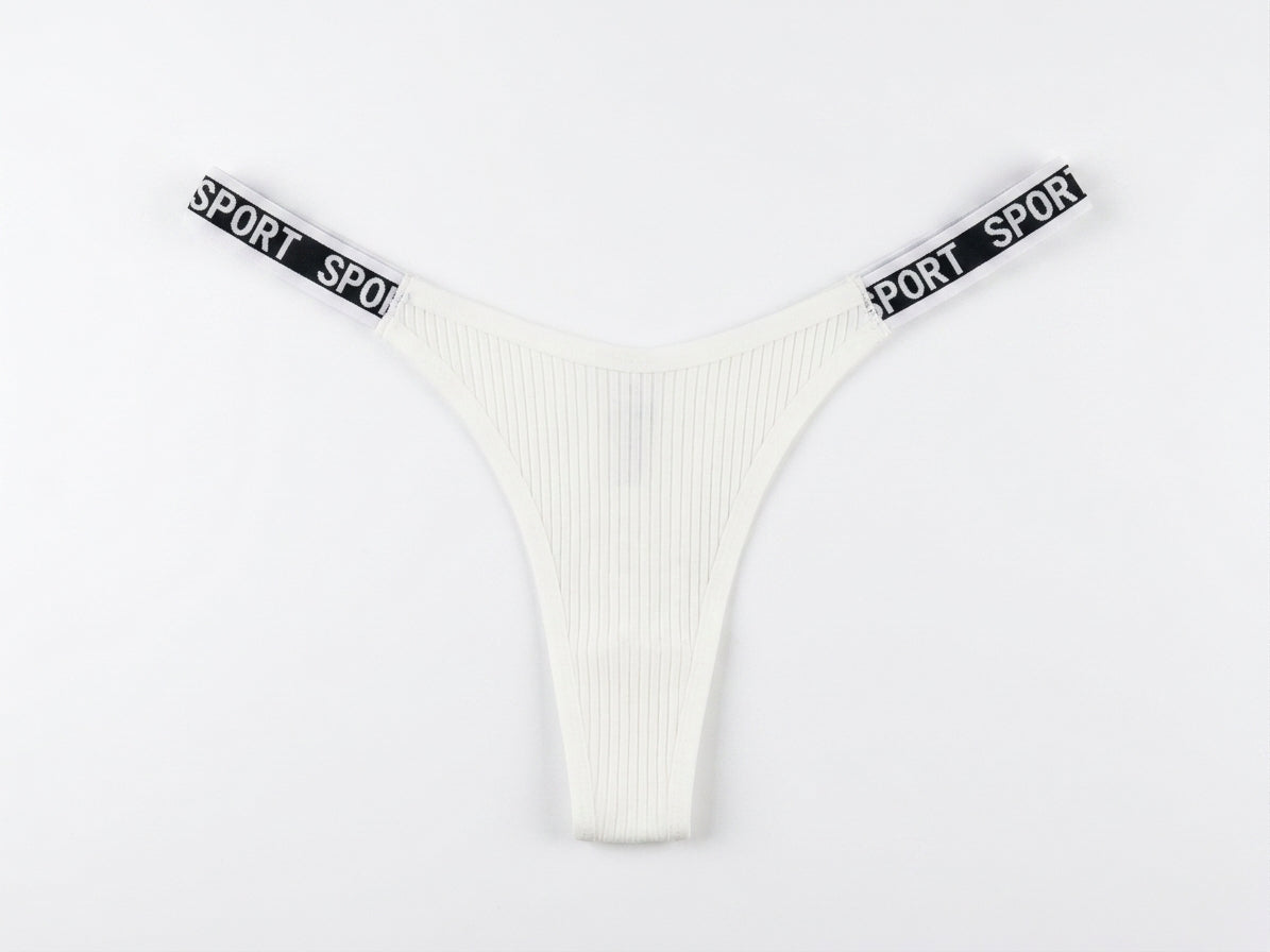 Sport Ribbed Thong