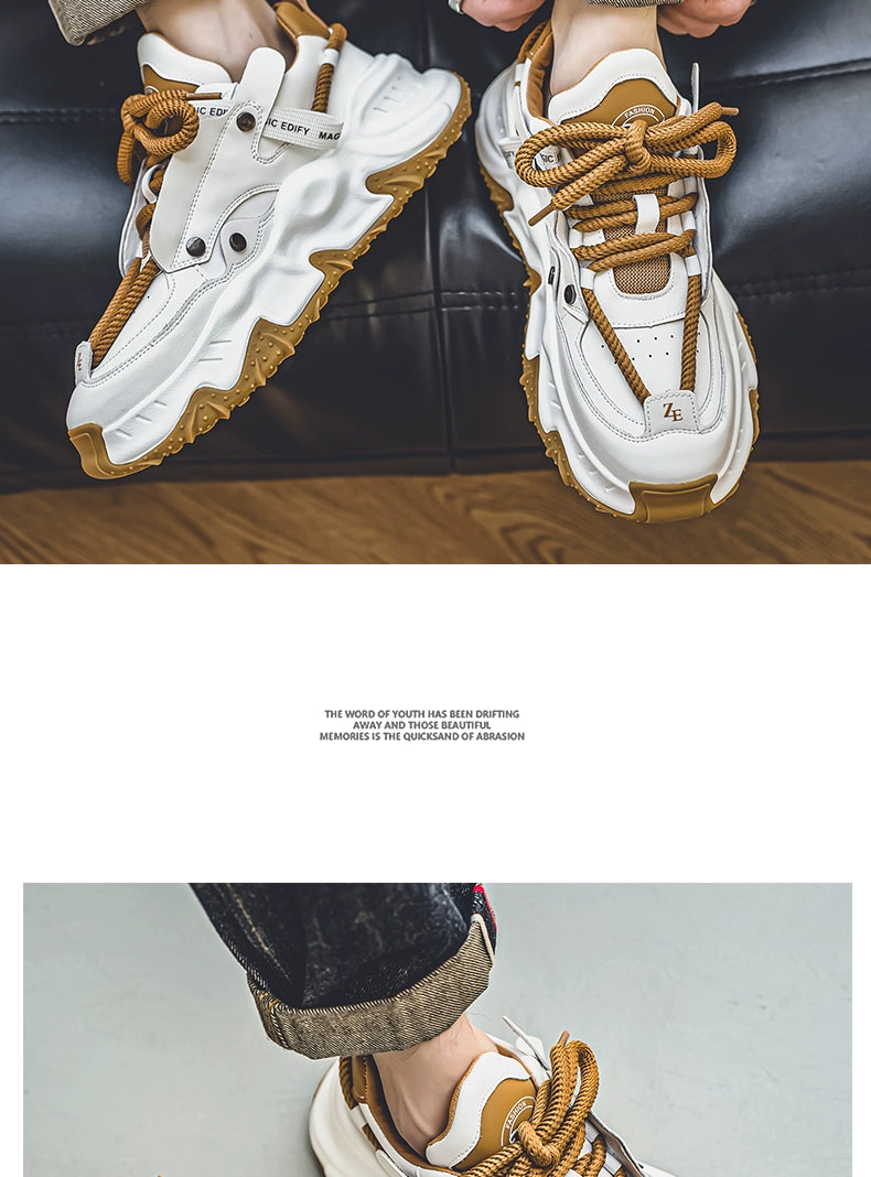 Quality Casual Shoes For Men Comfort Men's Sneakers Outdoor Breathable Non-Slip Wear-Resistant Platform Shoes Tenis Para Hombre