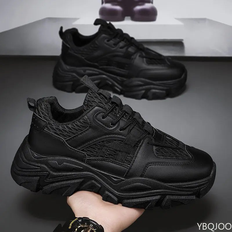 Men's mesh breathable Shoes Trendy versatile Sneakers Casual thick soled Designer running shoes Fashion Luxury Male footwear
