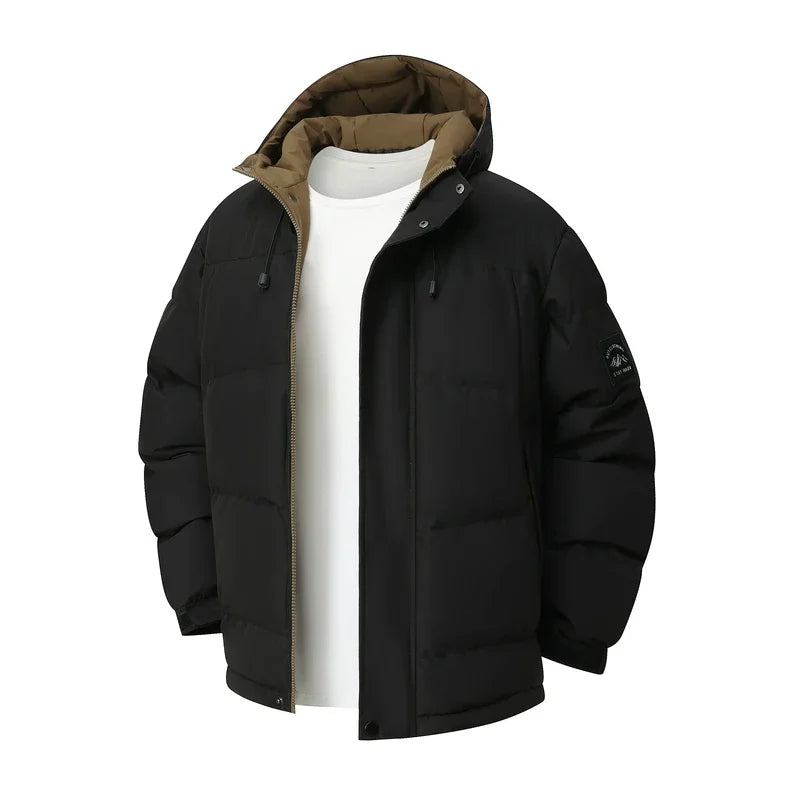 Winter Sports Down Jacket Mens Comfortable Couple Fashionable Womens Lightweight Outdoor Solid Color Waterproof Leisure Fashion