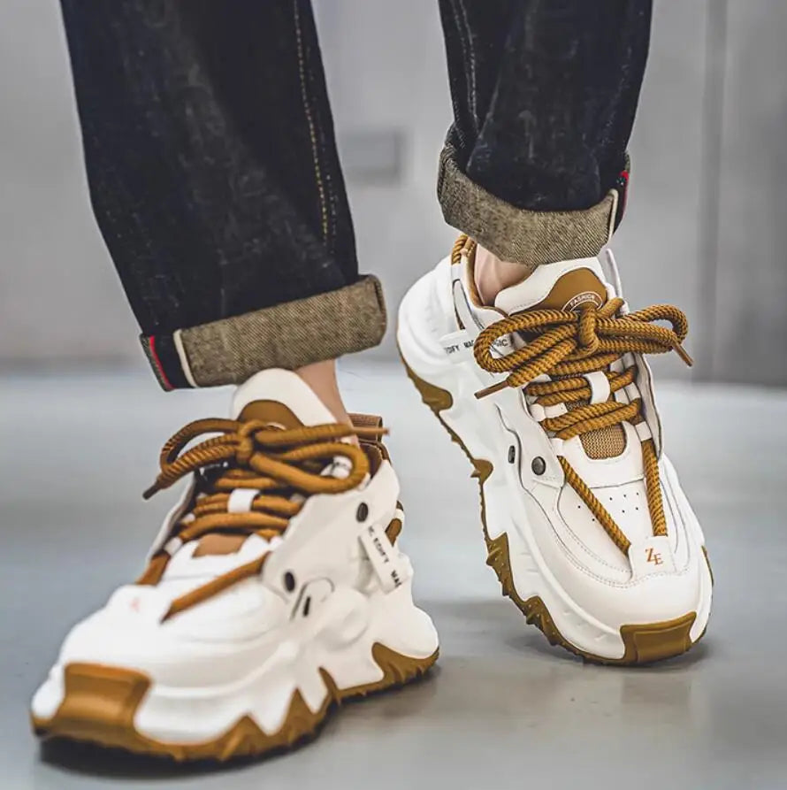 Quality Casual Shoes For Men Comfort Men's Sneakers Outdoor Breathable Non-Slip Wear-Resistant Platform Shoes Tenis Para Hombre