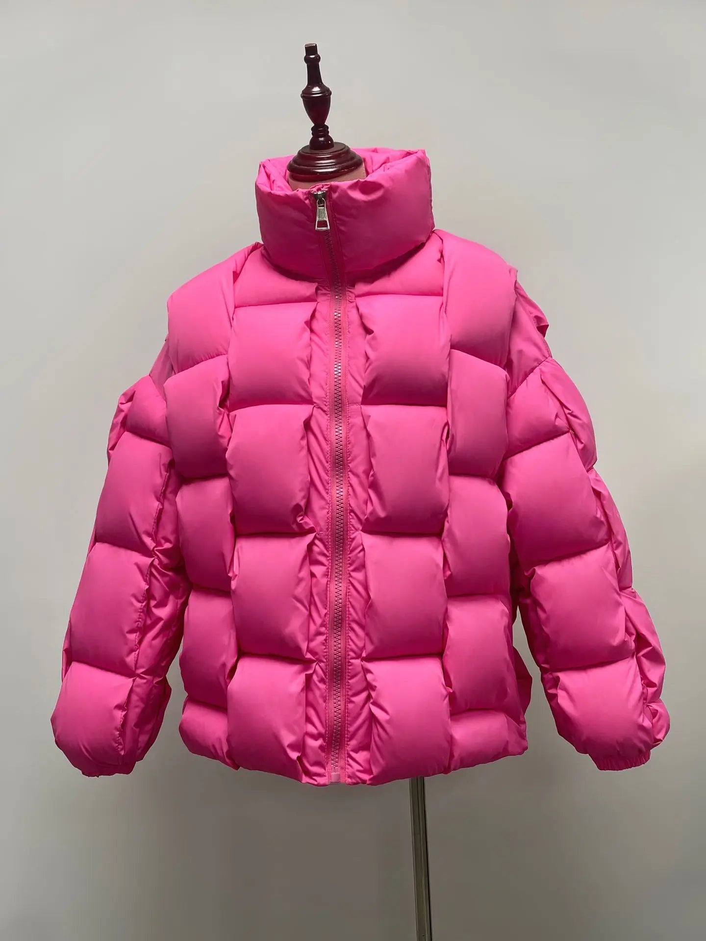 Winter Jacket for Women Three-dimensional Loose Fashion Women Coat Solid High Street Warm and Thick 2025  New Down Jacket