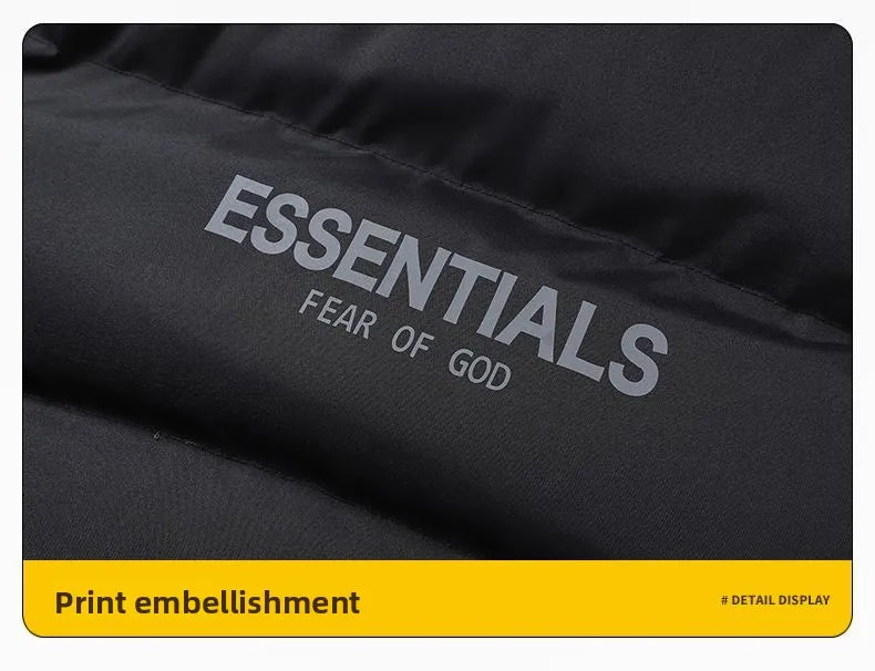 New Winter Hooded Bread Jacket Thickened Warm and Cold-proof Cotton-padded Jacket Winter Down Cotton-padded Jackets for Men