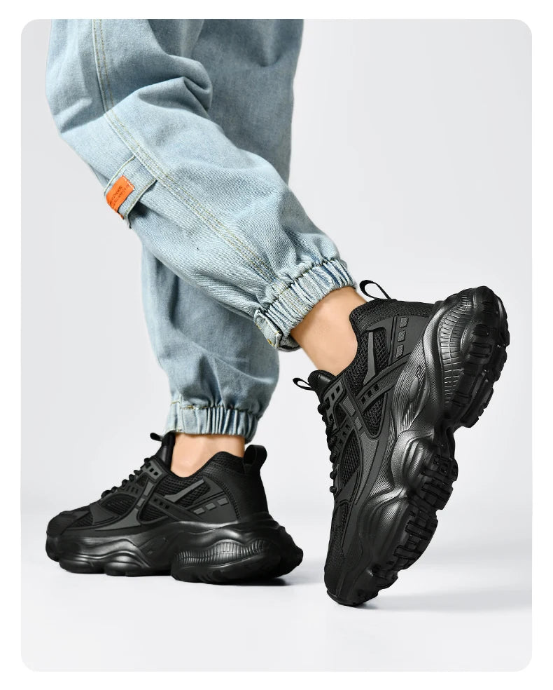 Men's Sneakers Casual  Athletic Walking Sneakers Male Black High Quality Trend Platform Running Basketball Shoes For Men 2025