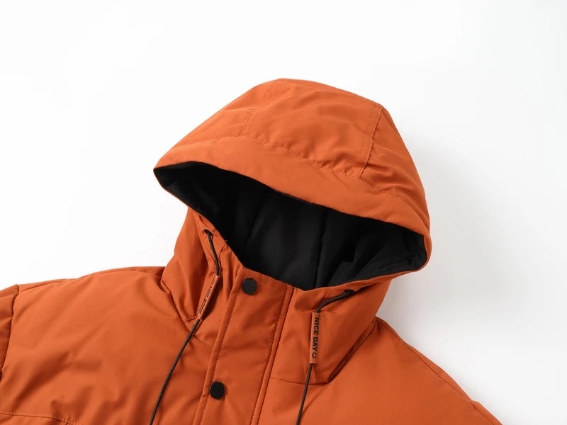 Winter Sports Down Jacket Mens Comfortable Couple Fashionable Womens Lightweight Outdoor Solid Color Waterproof Leisure Fashion