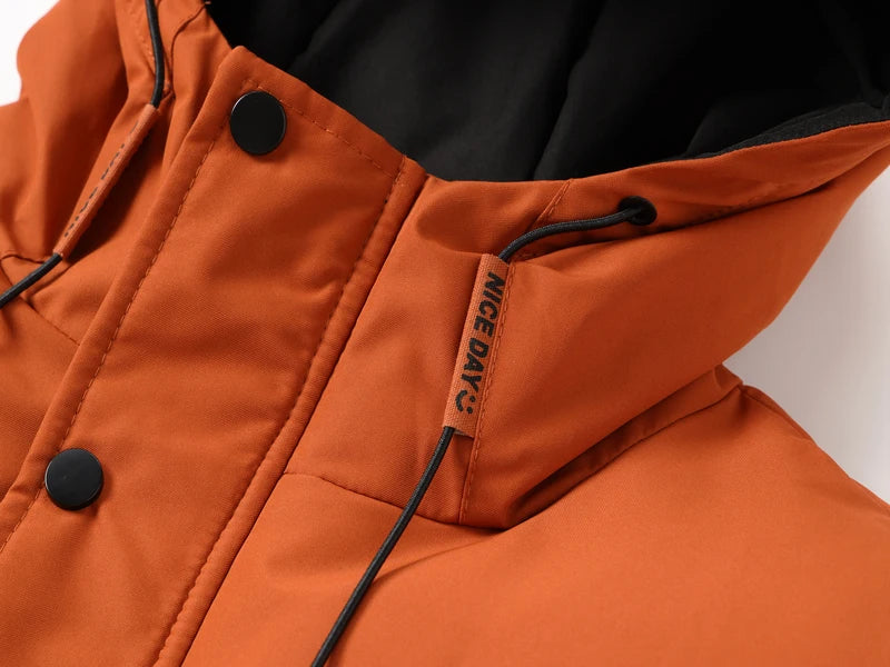 Winter Sports Down Jacket Mens Comfortable Couple Fashionable Womens Lightweight Outdoor Solid Color Waterproof Leisure Fashion