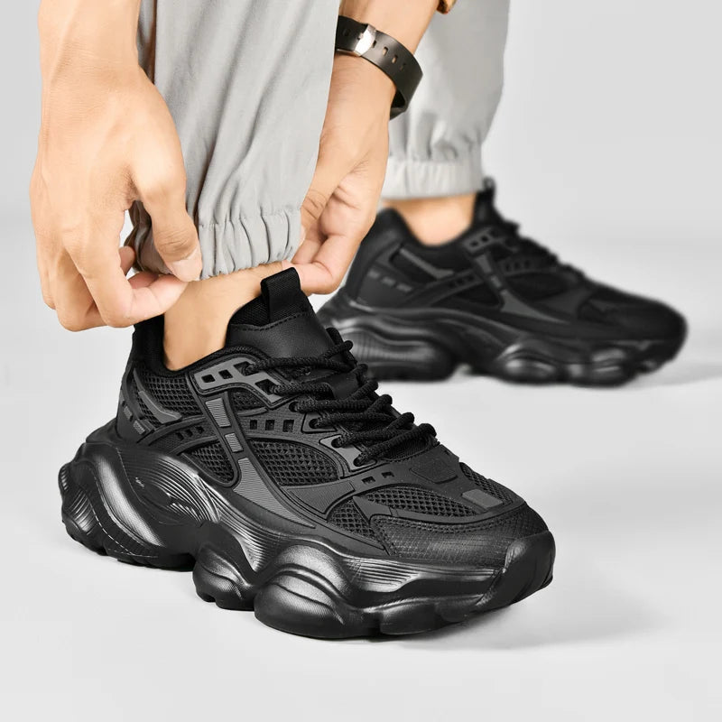 Men's Sneakers Casual  Athletic Walking Sneakers Male Black High Quality Trend Platform Running Basketball Shoes For Men 2025