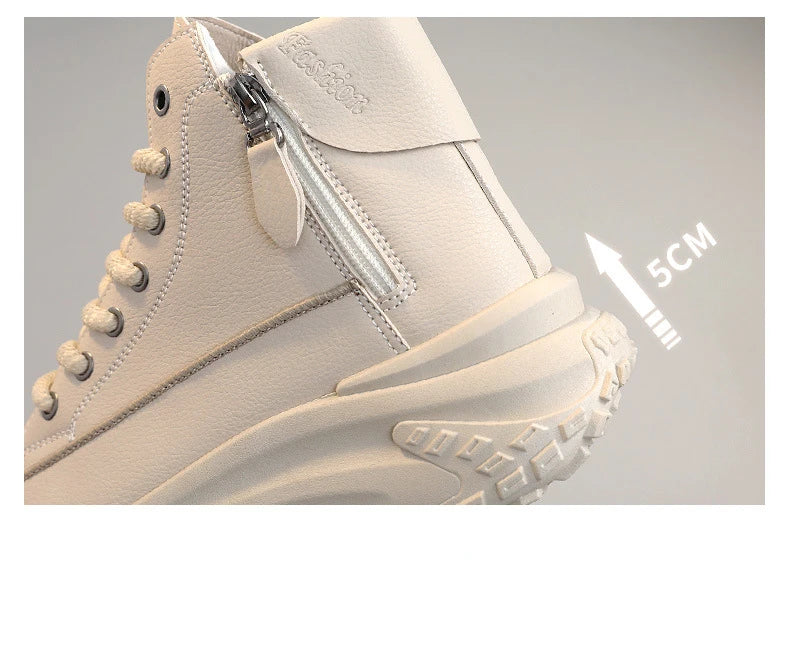 2025 New Women Sneakers Luxury Fashion High Top Women Boots Platform Casual Shoes Outdoor Running Shoes for Women Tenis De Mujer