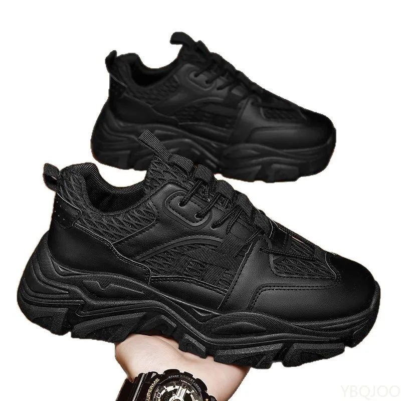 Men's mesh breathable Shoes Trendy versatile Sneakers Casual thick soled Designer running shoes Fashion Luxury Male footwear