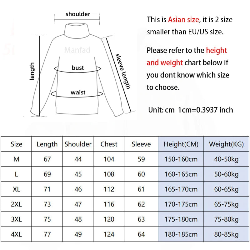 Winter Jacket Men Business Parkas Thick Warm Jackets Stand Collar Autumn Outerwear Coat Fashion Casual Formal Puffer Jacket