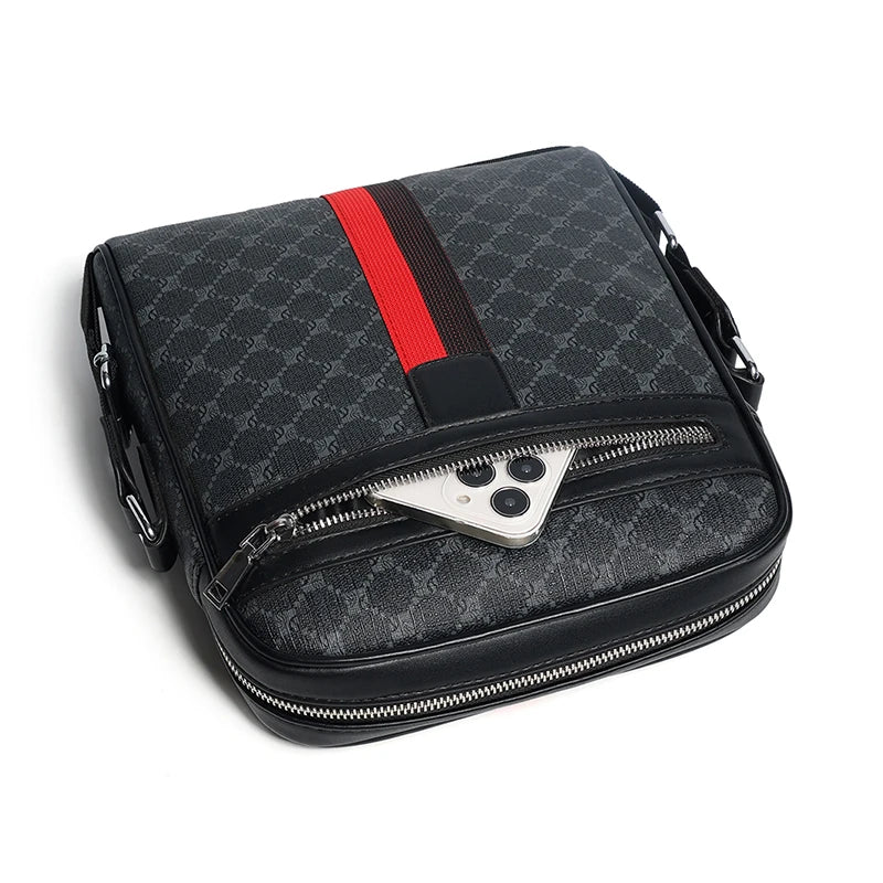 Designer Large Crossbody Bag for Men Bags Leather Casual Man Messenger Bag Male Luxury Sling Bag Fashion Business Shoulder Bag