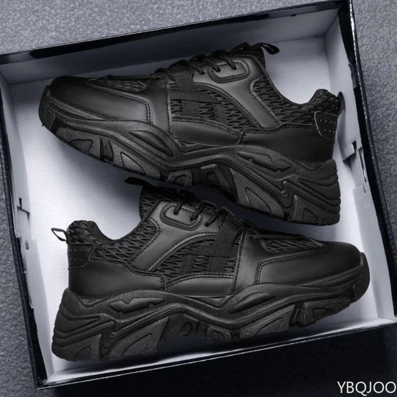 Men's mesh breathable Shoes Trendy versatile Sneakers Casual thick soled Designer running shoes Fashion Luxury Male footwear