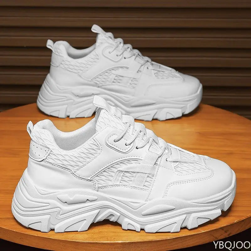 Men's mesh breathable Shoes Trendy versatile Sneakers Casual thick soled Designer running shoes Fashion Luxury Male footwear