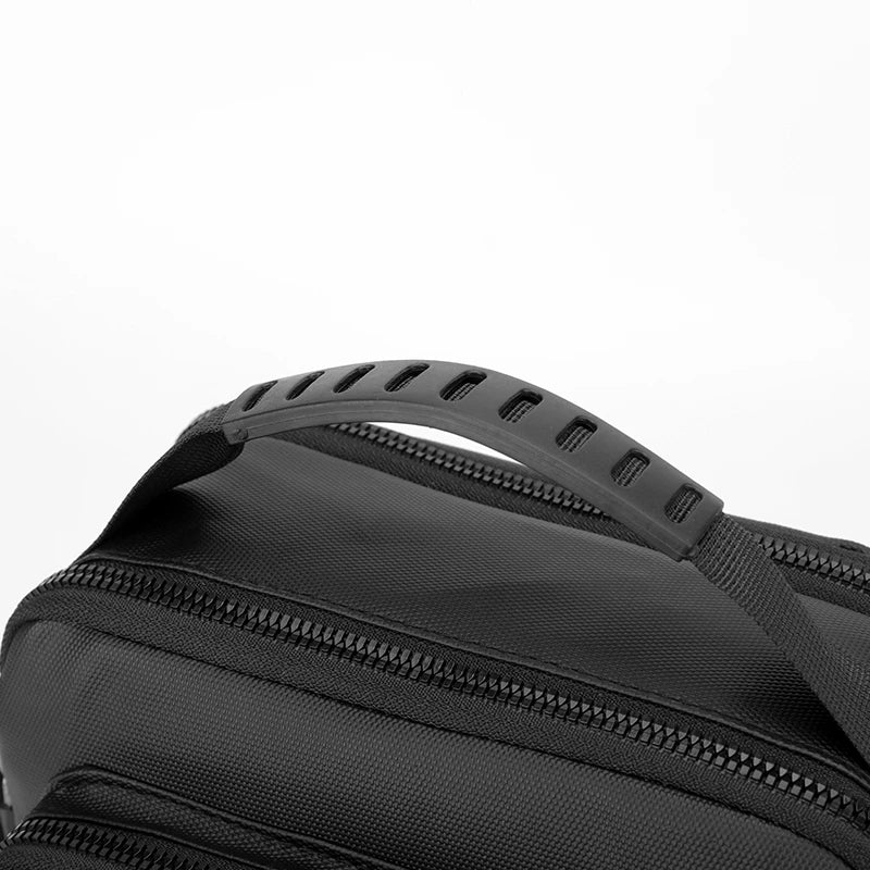 Men's Crossbody Bag - Multi-Compartment Business Shoulder Bag with Adjustable Strap, Compact Design for Travel & Everyday Use