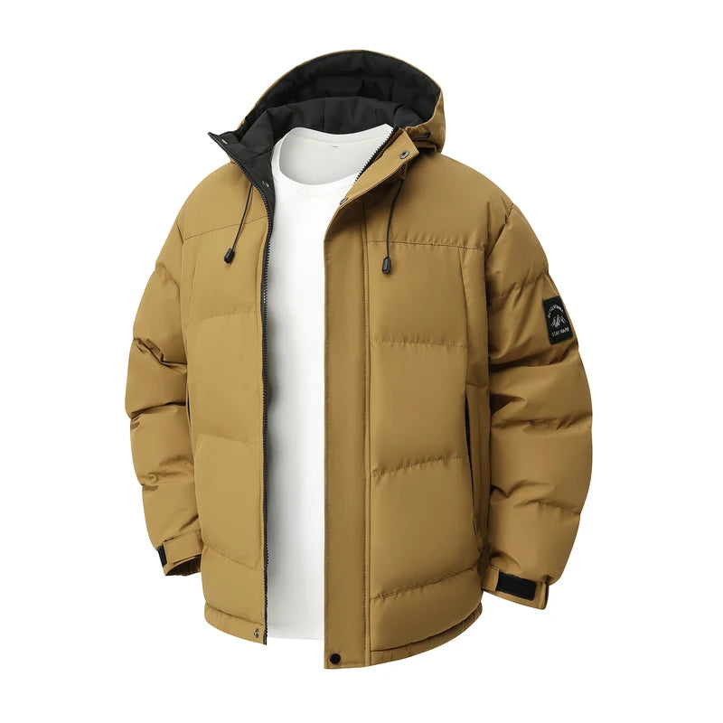 Winter Sports Down Jacket Mens Comfortable Couple Fashionable Womens Lightweight Outdoor Solid Color Waterproof Leisure Fashion