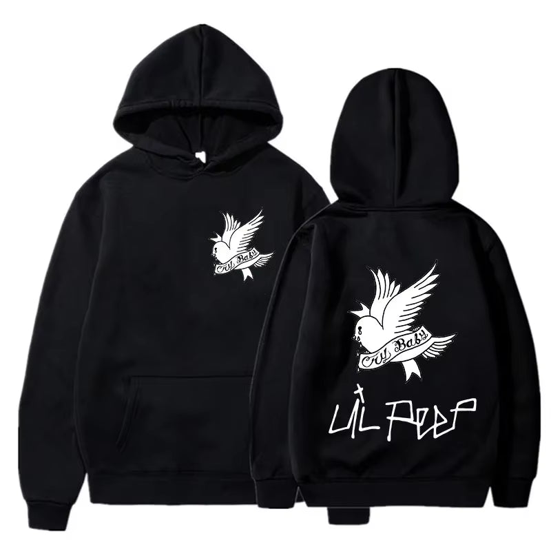 New Autunm Men Lil Peep Printed Hoodies Men'S/Women'S Lil Love Streetwear Men Fashion Casual Hip Hop Sweatshirts Men Clothes