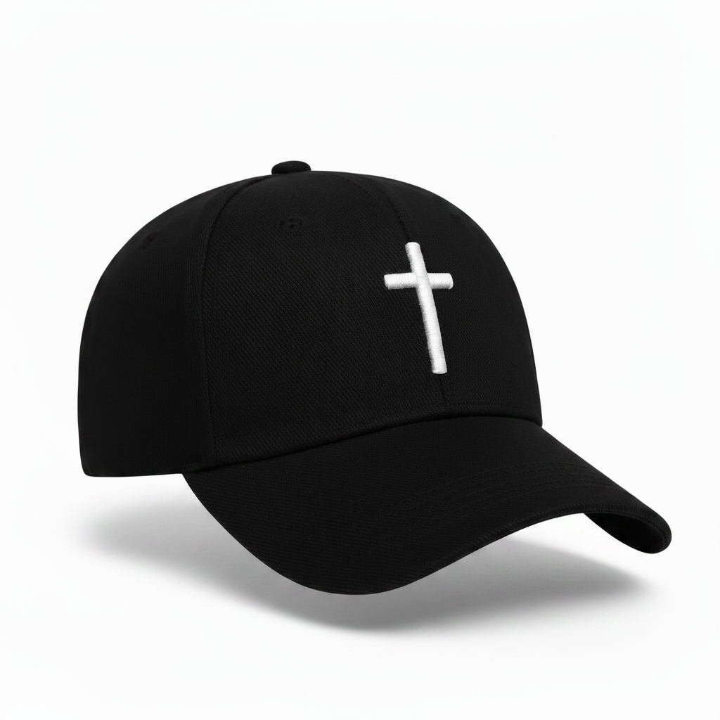 Hip Hop faith cross embroidery baseball cap