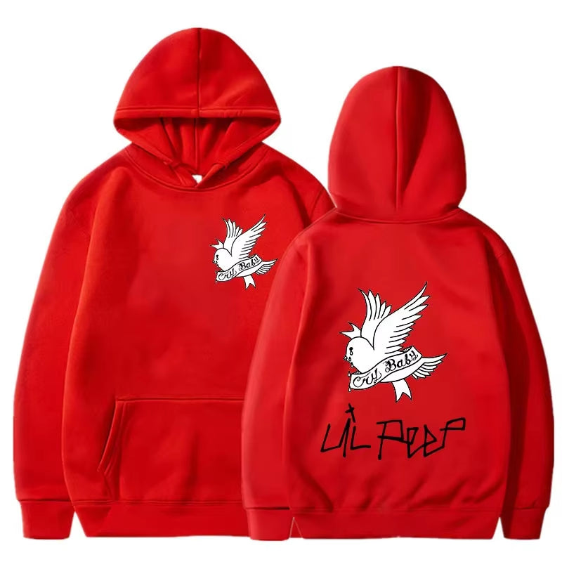 New Autunm Men Lil Peep Printed Hoodies Men'S/Women'S Lil Love Streetwear Men Fashion Casual Hip Hop Sweatshirts Men Clothes