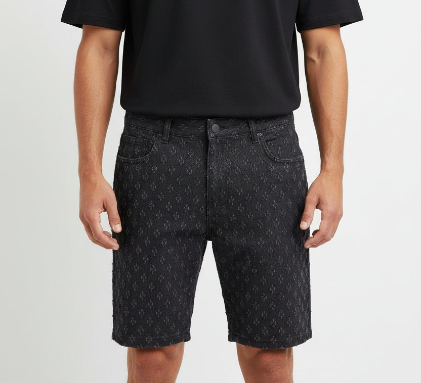 Premium Athletic Shorts - Male Model Studio Shot