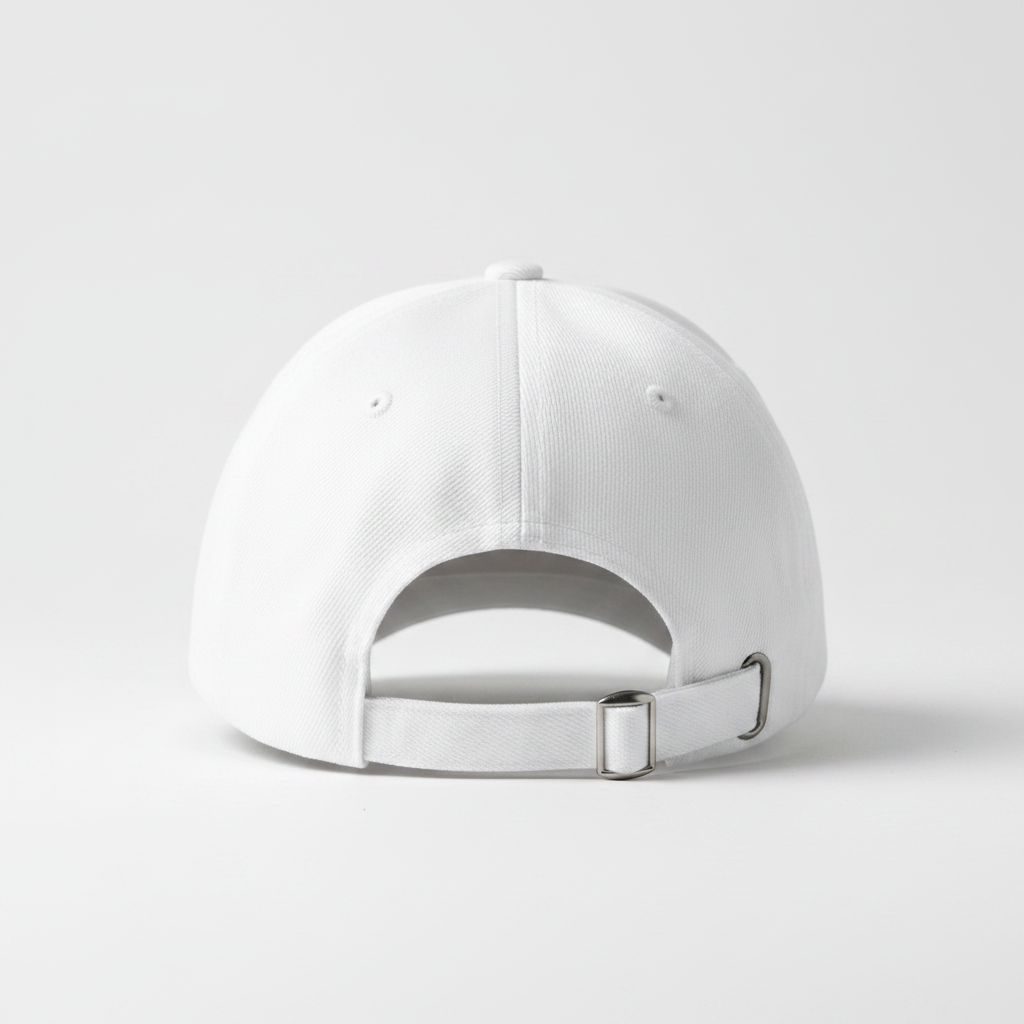White Cap - Back View White Studio